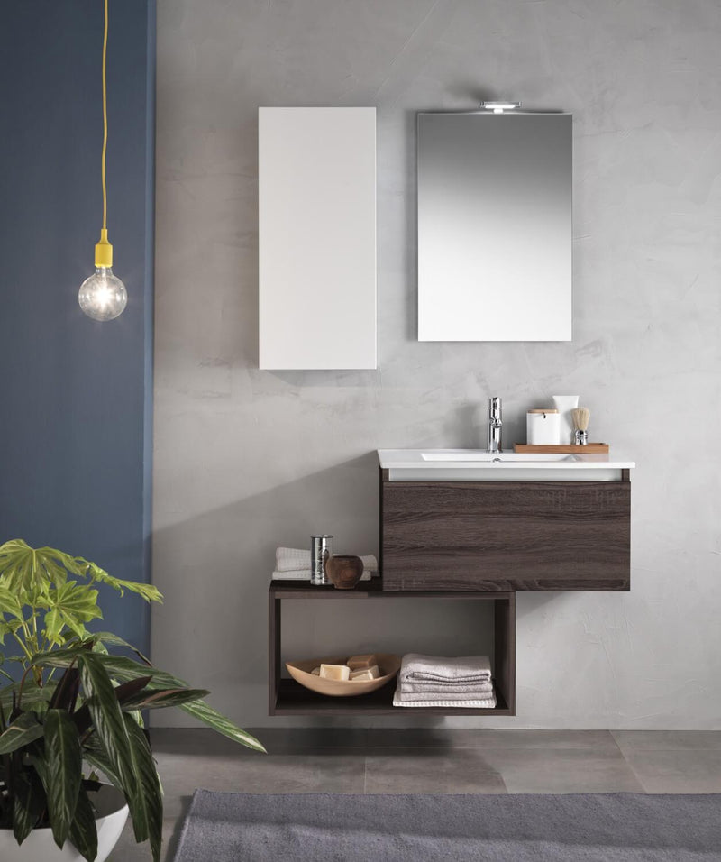 Mobile Bagno Sospeso 106cm TFT Ibiza Tabacco Scuro