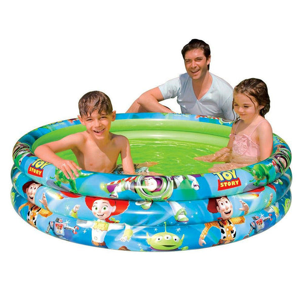Piscina Gonfiabile per Bambini 3 Anelli Ø168x40 cm Intex 57446 Toy Story sconto