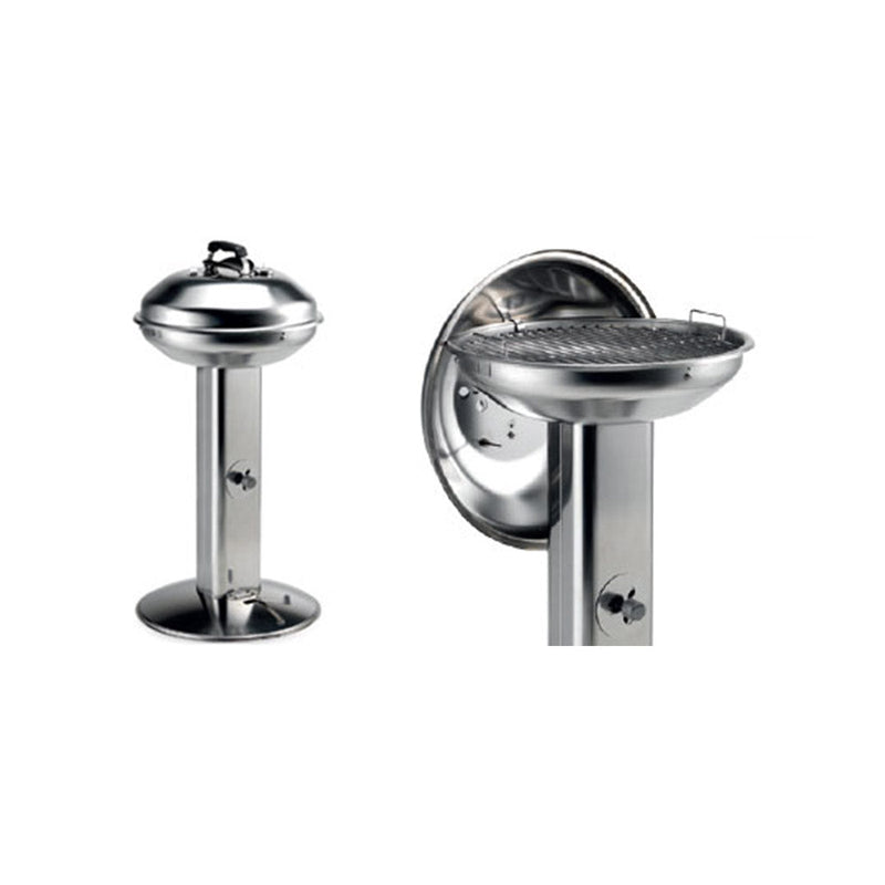 Barbecue a Carbone con Griglia Ø44cm in Acciaio Ompagrill Venus 485 Pro