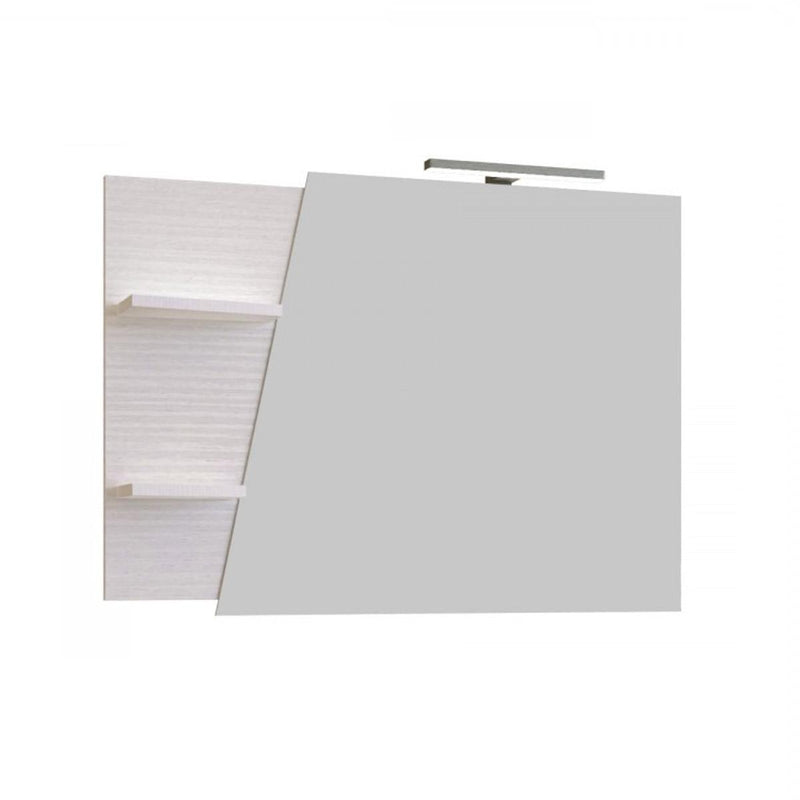 Mobile Bagno Sospeso 100 cm Lavabo e Specchio Bonussi Pegaso Bianco