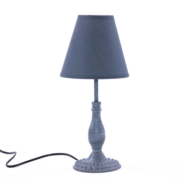 sconto Lampada da Tavolo Ø16xH36 cm in Metallo Grigio