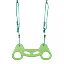 Altalena Trapezio con Corde in Plastica Verde
