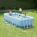 Piscina Fuori Terra Rettangolare H100x400x200cm con Pompa Intex Prism Frame