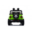 Macchina Elettrica per Bambini Fuoristrada Jeep Wrangler Rubicon 12V con Telecomando Verde