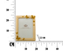 Cornice Glam Butterfly 19,5x2,5x24,5 cm in Poliresina e Vetro Oro