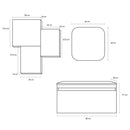 Mobile da Bagno sospeso Bali Mix Twist Bianco TFT