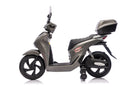 Scooter Elettrico per Bambini Licenza Ufficiale Honda SH125 12V con Ruote EVA e Sedile Pelle Grigio