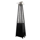 Stufa a Fungo a Gas Max 13kW Fiamma Viva Verticale 52x52x227 cm Pyramid Nero     
