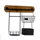 Portatutto in Metallo 57x20H49cm Adami Nero