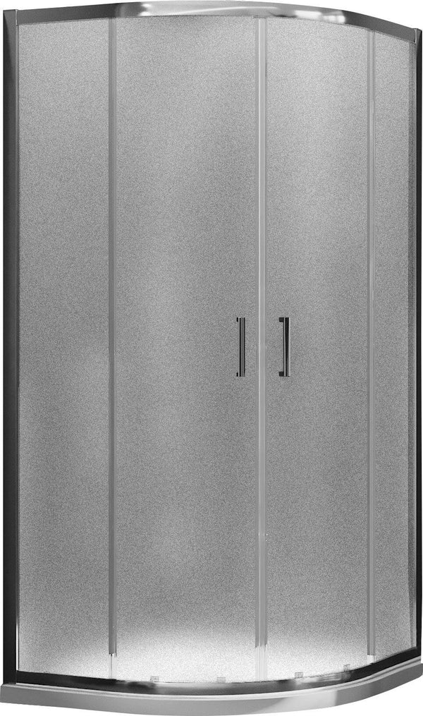 acquista Box Doccia Angolare 2 Ante Scorrevoli in Cristallo Opaco 6mm H198 Fosterberg Dragor Varie Misure