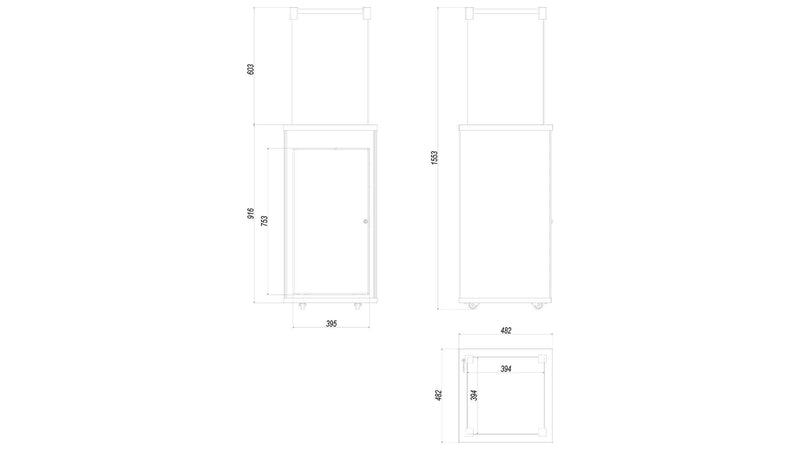 Stufa a Gas da Esterno cm 136,6x44,2x44,2 Flig Gastonia Mini Ossido Grigio con Telecomando e Vetri