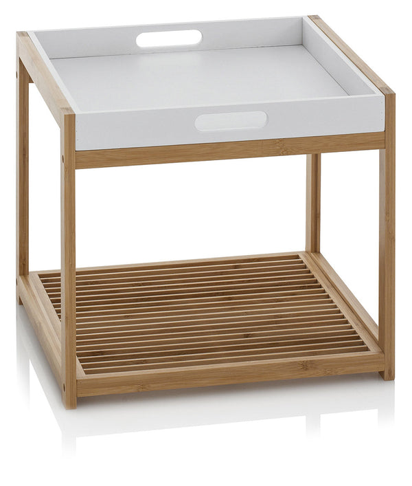 Tavolino con Vassoio 44x40x40 cm in Legno online