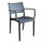 Poltrona Eveline 58,5x55,2x84 cm  in Polipropilene Antracite