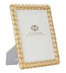 Cornice Ropy Oro 25x2x30 cm in Poliresina e Vetro Oro