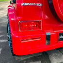 Macchina Elettrica per Bambini 12V con Licenza Mercedes AMG G63 Small Rossa