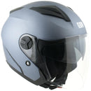 Casco Jet per Scooter Visiera Lunga CGM Daytona 130A Grigio Opaco XS - (53-54 cm)