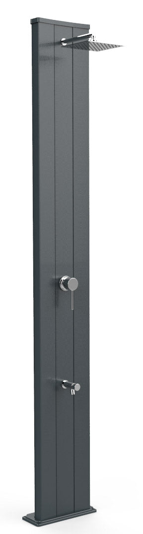 online Doccia Solare da Giardino 40L Miscelatore e Lavapiedi Arkema Dada S Grigio Antracite