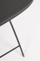 Set Tavolo e 2 Sedie da Giardino in Acciaio Yvonne Antracite