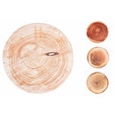 Set 4 Sottobicchieri Ø10x0,5 cm  in Ceramica VdE Tivoli 1996 Wood