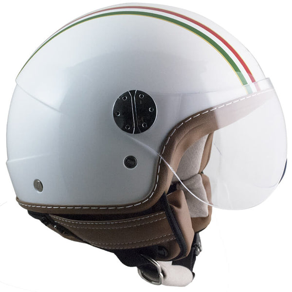 sconto Casco Jet per Scooter Visiera Sagomata CGM Italia 109I Bianco Varie Misure