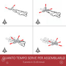 Albero di Natale Artificiale Innevato 150 cm 408 Rami con Pigne Verde