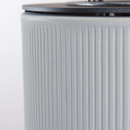 Camino a Bioetanolo Braciere da Pavimento Ø36xh56 cm per Interno ed Esterno Modigliani Bianco Perla