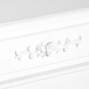 Comodino con Cassetto in Legno Bianco 40x35x60 cm 