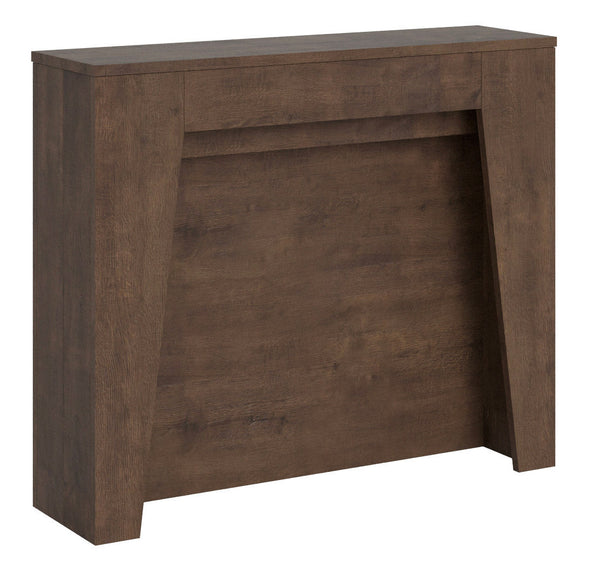 Consolle Allungabile 90x25/211 cm Pannelli in Nobilitato Anea Noce acquista
