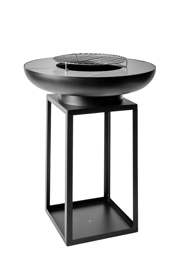Barbecue a Legna Ø75x97 cm Ara in Acciaio Nero Alta Temperatura online