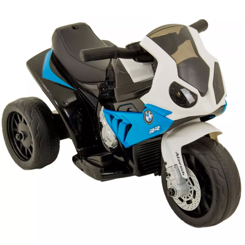 Moto Motocicletta Elettrica per Bambini 6V con Licenza BMW S1000RR Blu