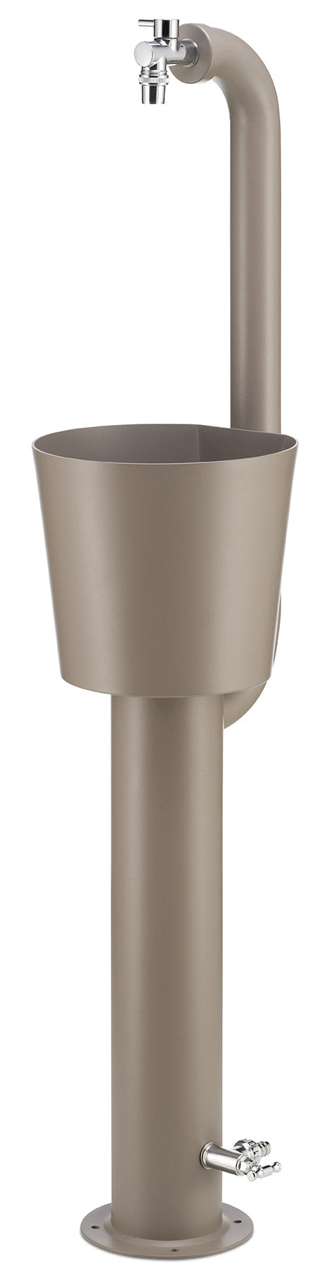 sconto Fontana da Giardino con Doppio Rubinetto e Secchio Belfer 42/ARRC Cactus Tortora