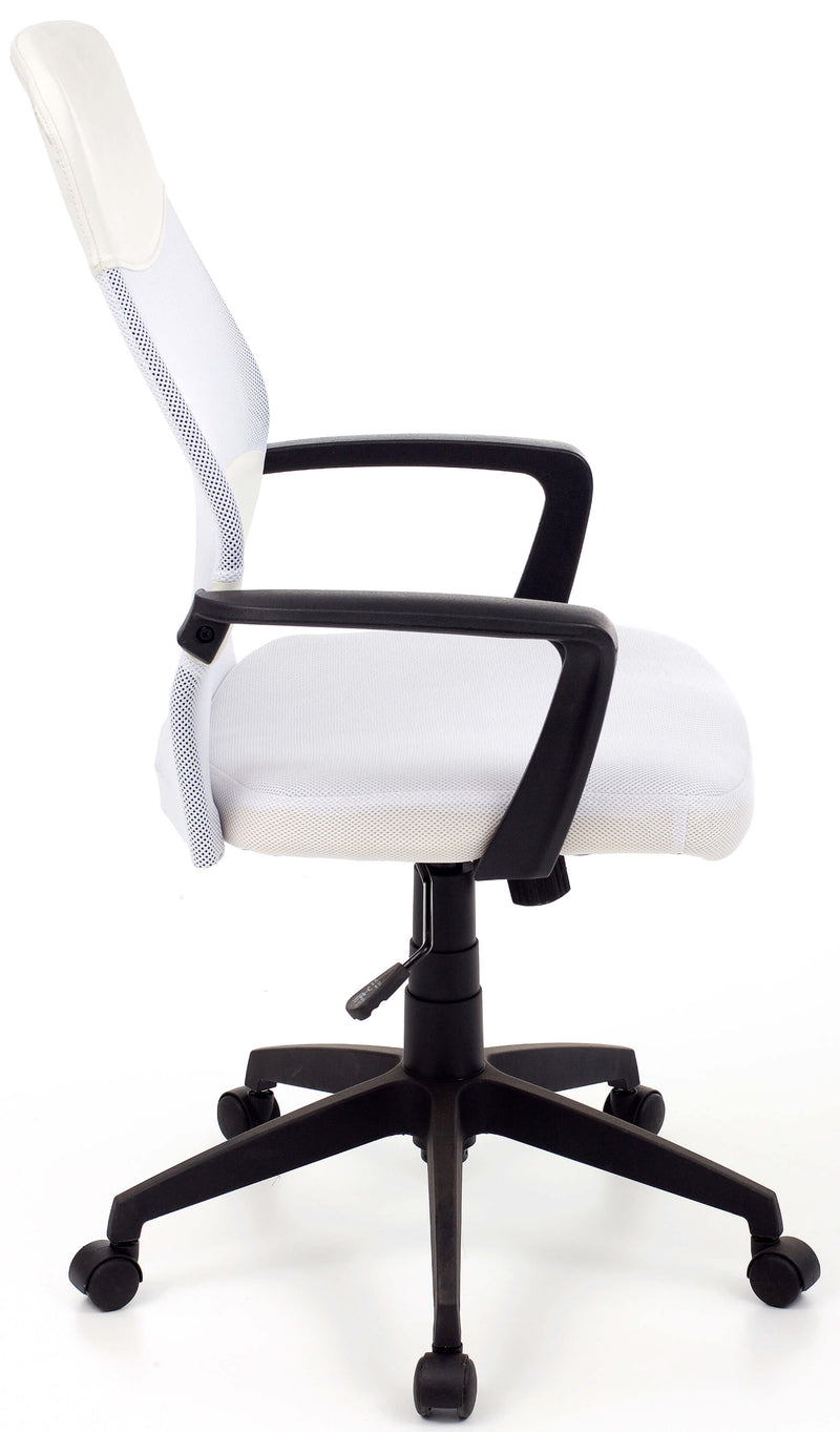Poltrona da Ufficio Direzionale in Tessuto Network Bianca