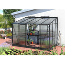 Serra da Parete Vitavia Ida 6500 201x324x222 cm in Alluminio Nero e Policarbonato