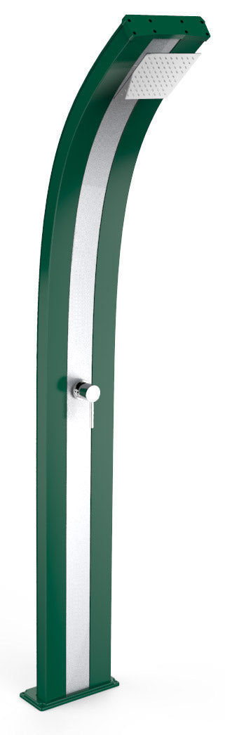 prezzo Doccia Solare da Giardino 40L Miscelatore Arkema Dada Fascia Inox Verde