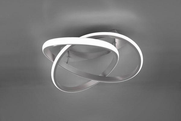 Plafoniera da Interno a LED SMD in Metallo Nickel Opaco sconto