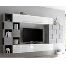 Parete attrezzata SanDiego bianco beton