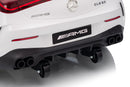 Macchina Elettrica per Bambini 12V Licenza Ufficiale Mercedes CLE53 Sedile in Pelle Bianco