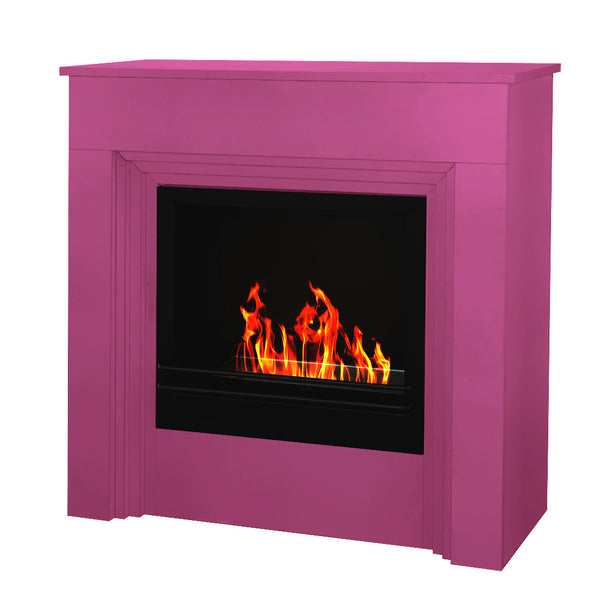 Camino a Bioetanolo da Pavimento 96x35xH96 cm Bellini Fucsia sconto