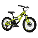 Bicicletta per Bambini Mountain Bike 20" Twenty Full 20 Cambio Shimano 21V Telaio in Acciaio Verde 