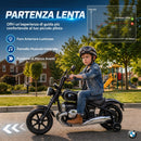 Moto Elettrica per Bambini 3-8 Anni 12 V BMW R18 125x62x83 cm con Batteria al Litio e Rotelle Rimovibili in PP Nero      