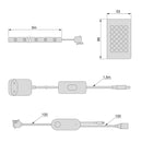 Striscia LED Octans 5m 12V Multicolor RGB Wifi con Telecomando Emuca