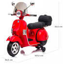 Piaggio Vespa PX150 Full Elettrica 12V per Bambini Rossa