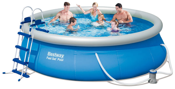 prezzo Piscina Gonfiabile Autoportante Rotonda Ø366x91cm Bestway Fast Set 57277