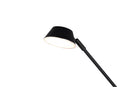 Piantana da Interno a LED in Metallo Nero Opaco