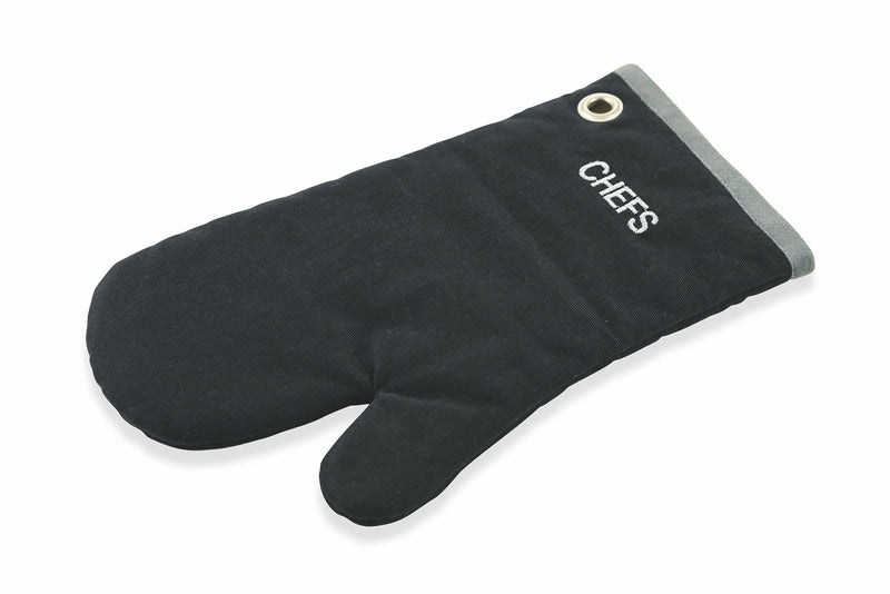 Set Chef Grembiule Guanto e Presina in Cotone VdE Tivoli 1996 Nero