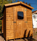 Casetta Box da Giardino 1,6x1,6 m con Pavimento in Legno di Abete 19mm Therma