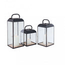 Lanterna Millicent Grande 19,5x19,5x54 h cm in Acciaio Antracite