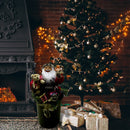 Pupazzo Babbo Natale H80 cm con Luci e Movimento Rosso