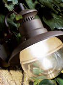Applique in Basso da Esterno E27 in Metallo Sovil Marrone