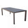 Tavolo Allungabile Houston 225/300x100x75 h cm in Alluminio Taupe